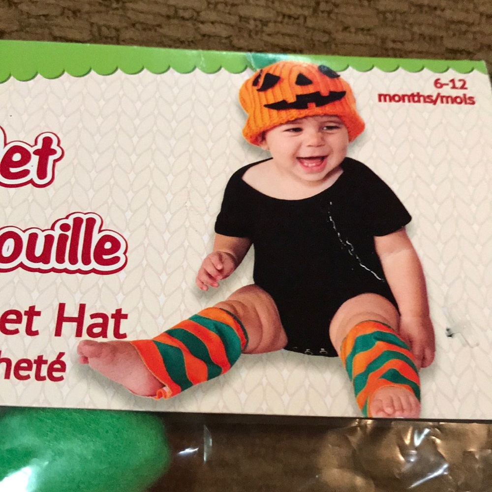 New pumpkin set costume for baby 6-12 months old